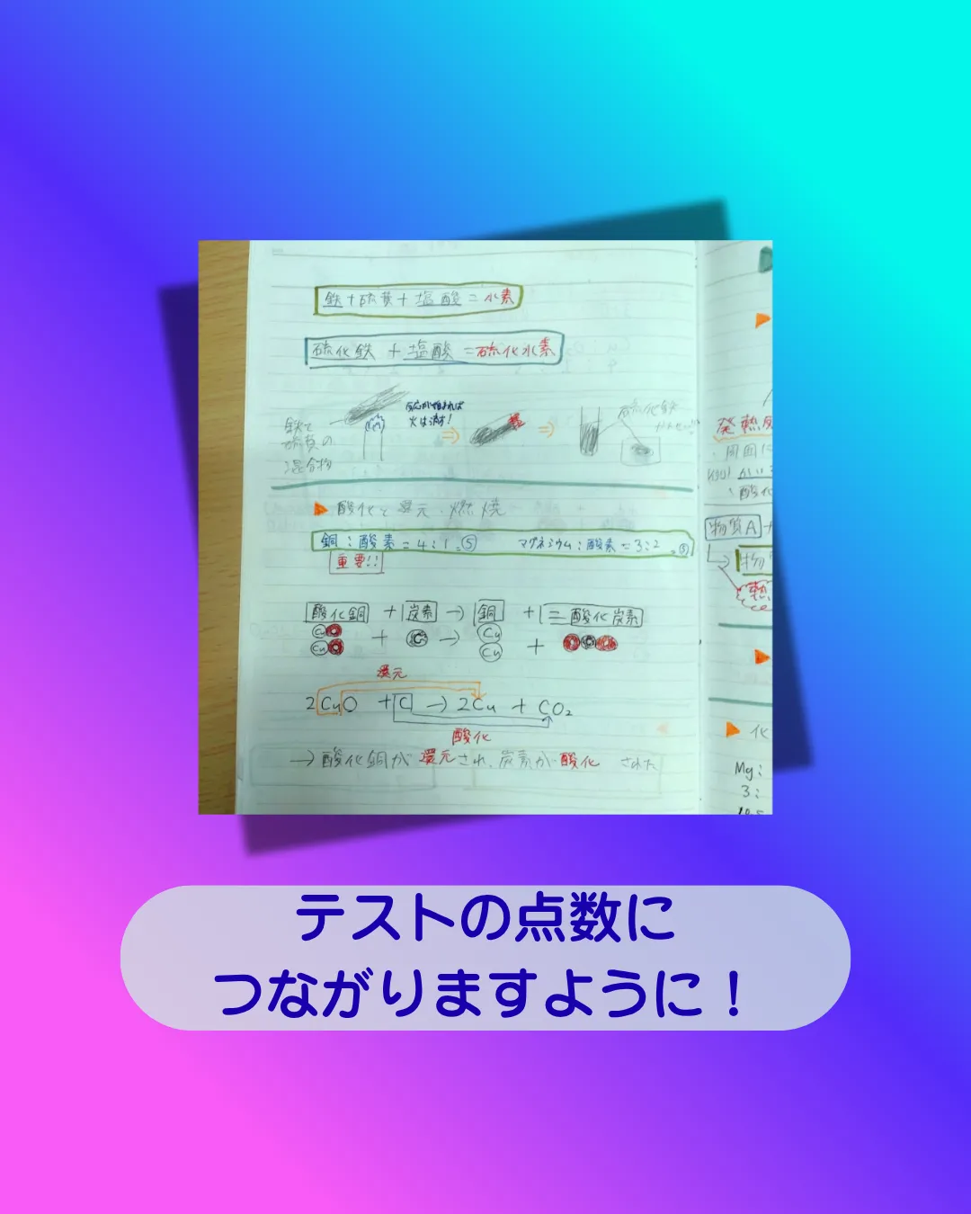 理科のノートまとめ③